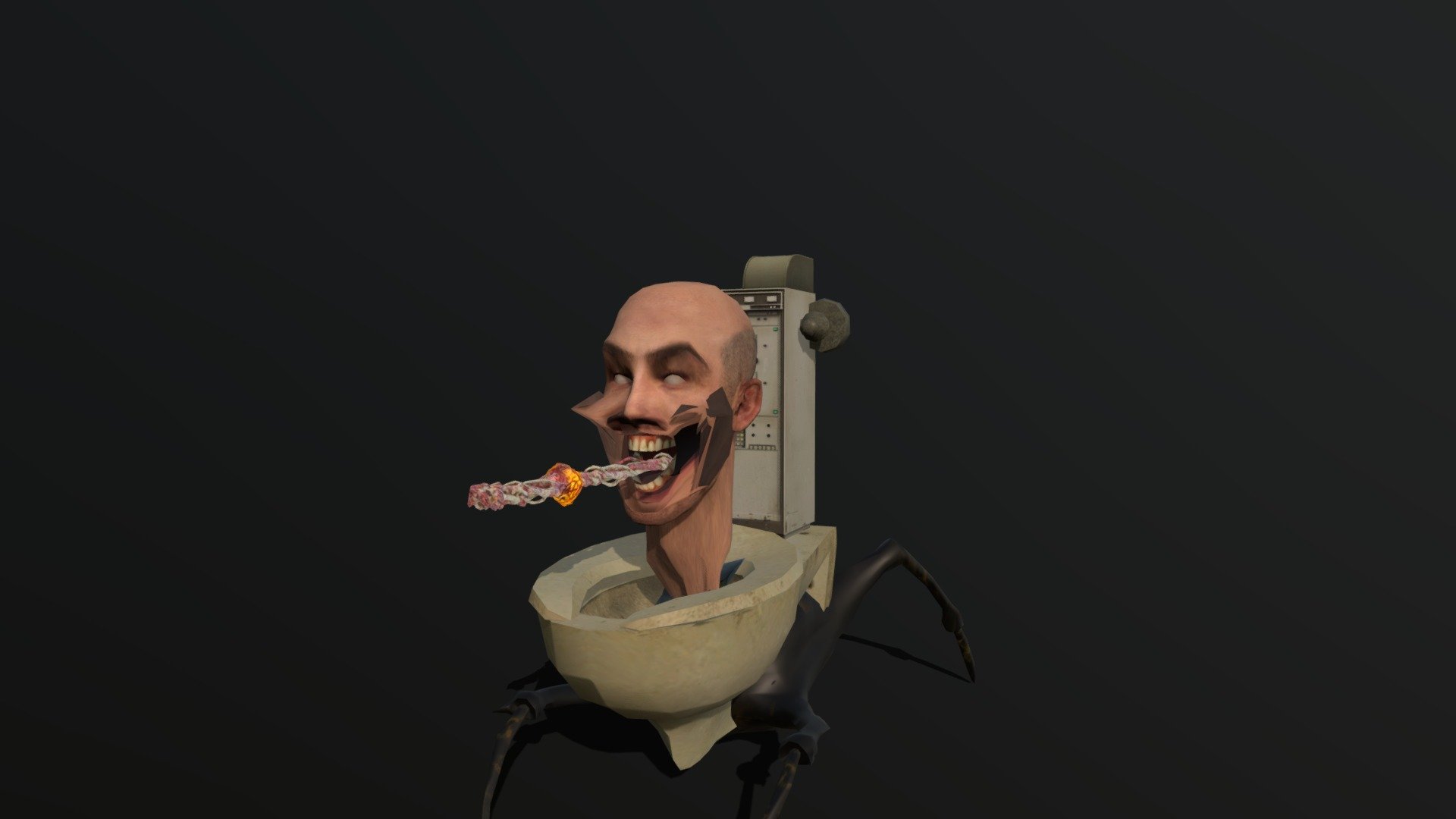 Mini Parasite Toilet - Download Free 3D model by User09 (@Clawinson090 ...