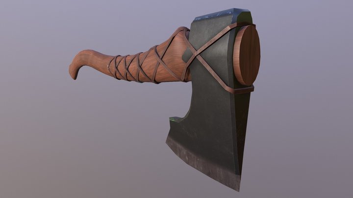 Viking axe 3D Model