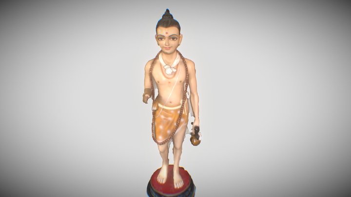 Nilkanth Varni Statue Scanned 3D Model