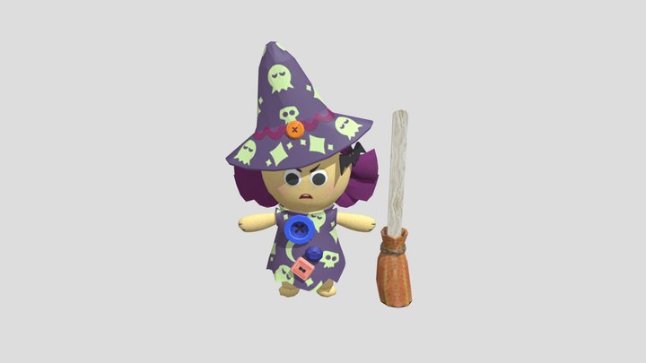 Dolly (Scary Witch) 3D Model