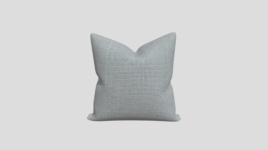 Karate Chopped Grey Fabric Pillow