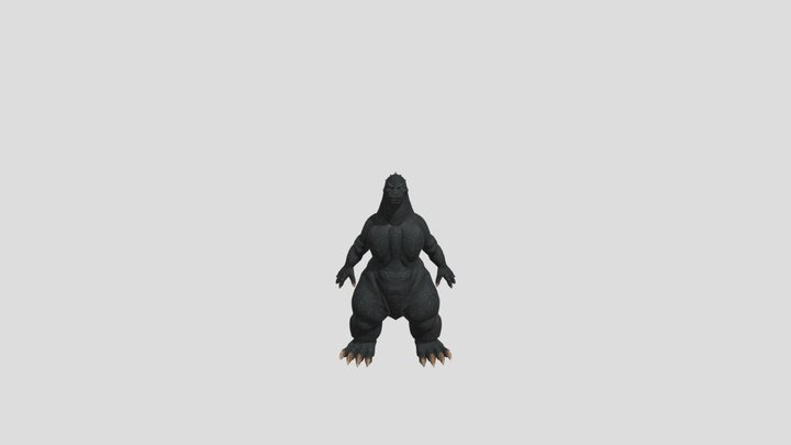 Godzilla 1989 heisei 3D Model