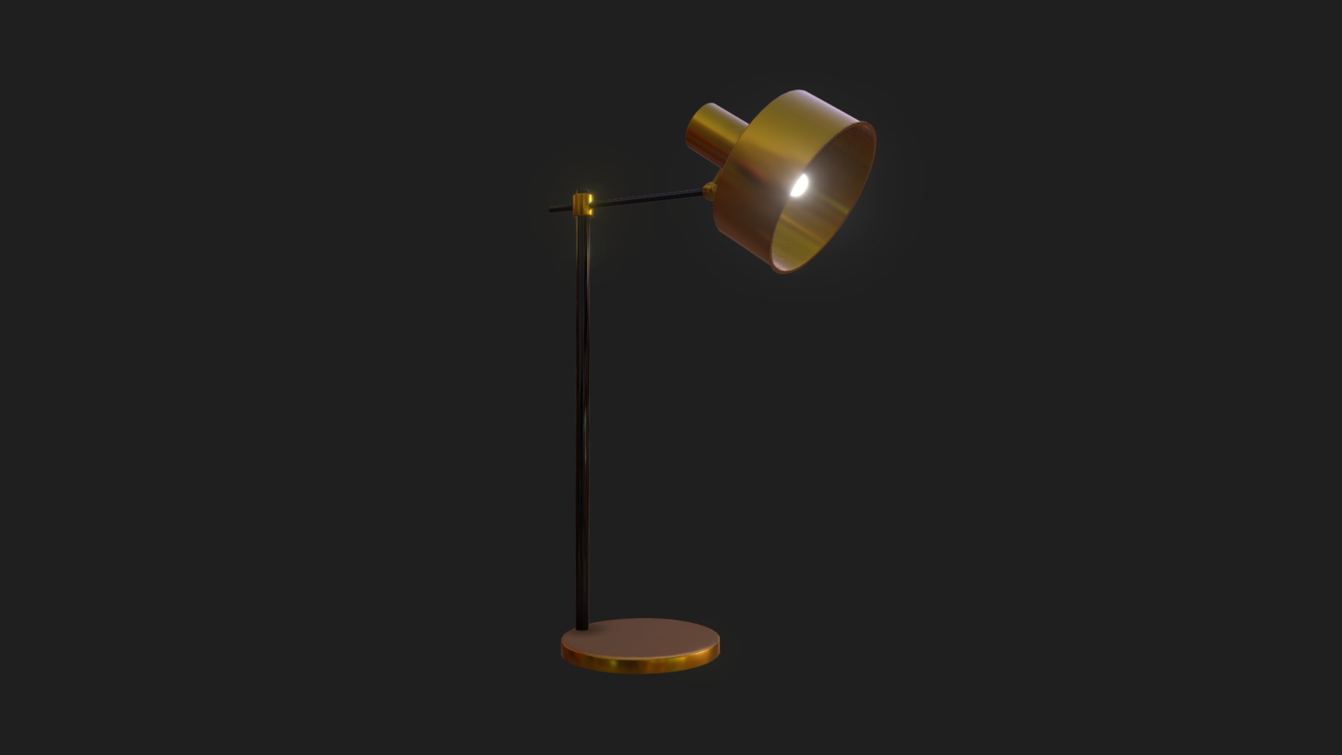 3D model HGP8113-T - This is a 3D model of the HGP8113-T. The 3D model is about a lamp with a shade.