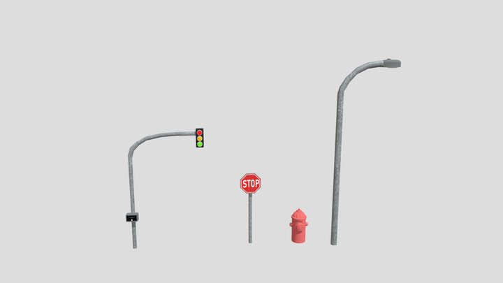 City Preset pack 2 3D Model