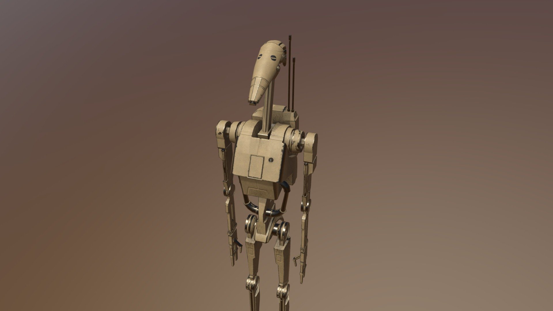 Battledroid (Texture) - 3D model by chrisbkreme [79cc610] - Sketchfab