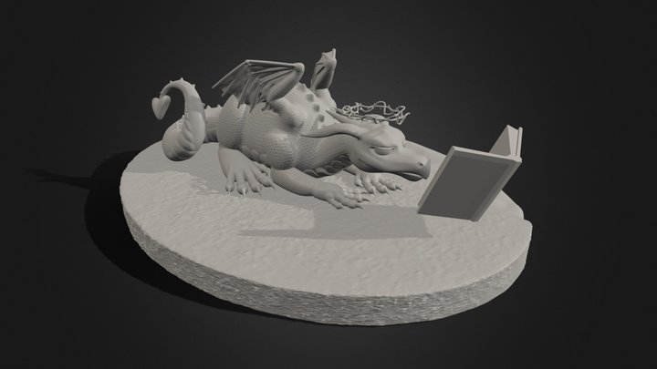 Drac Sant Jordi 3D Model