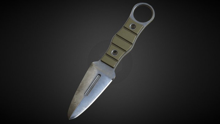 Kizlyar Thorn knife 3D Model