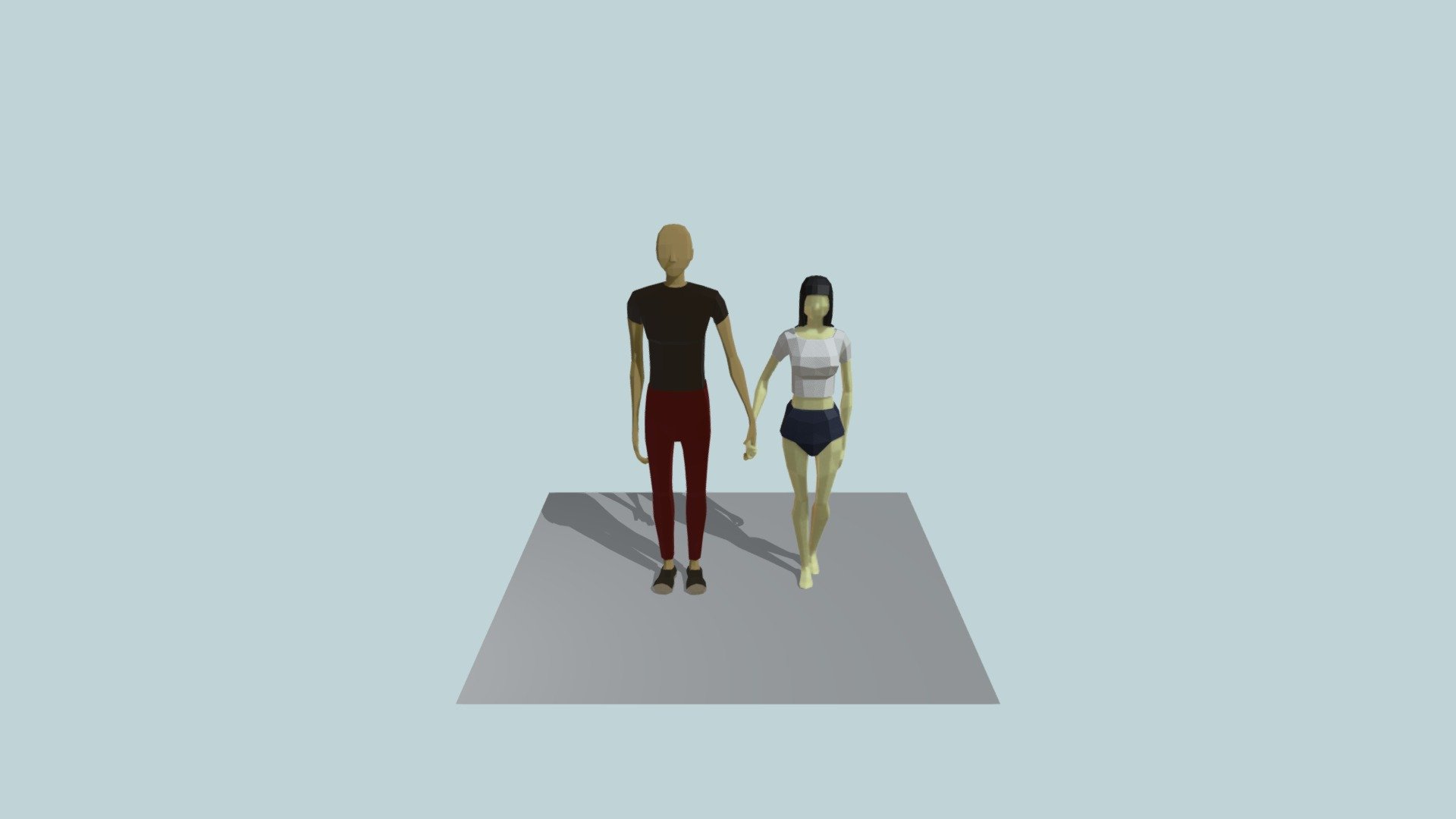 Low poly characters