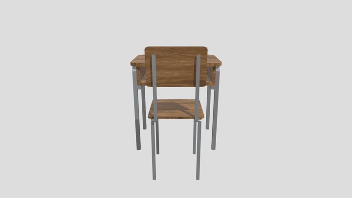 Study chair 3D Model