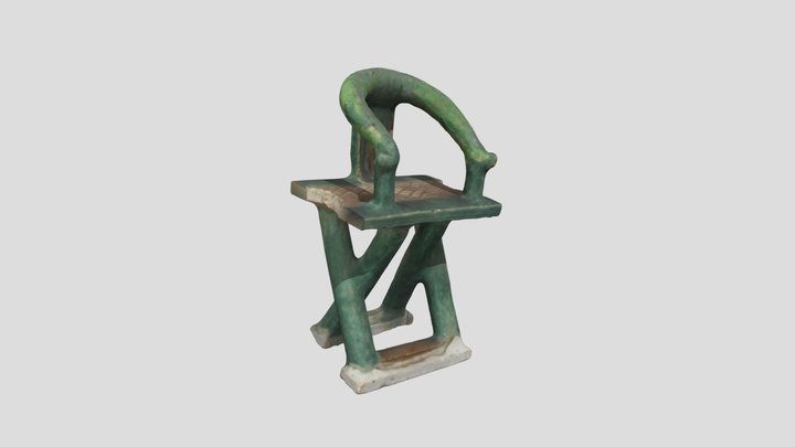 Ming Terracotta Chair 3D Model
