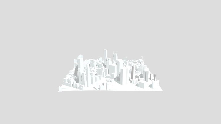 AT&T Long Lines Building Site 3D Model