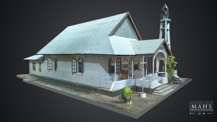 Imanuel Church, Durjela, Aru, Indonesia 3D Model