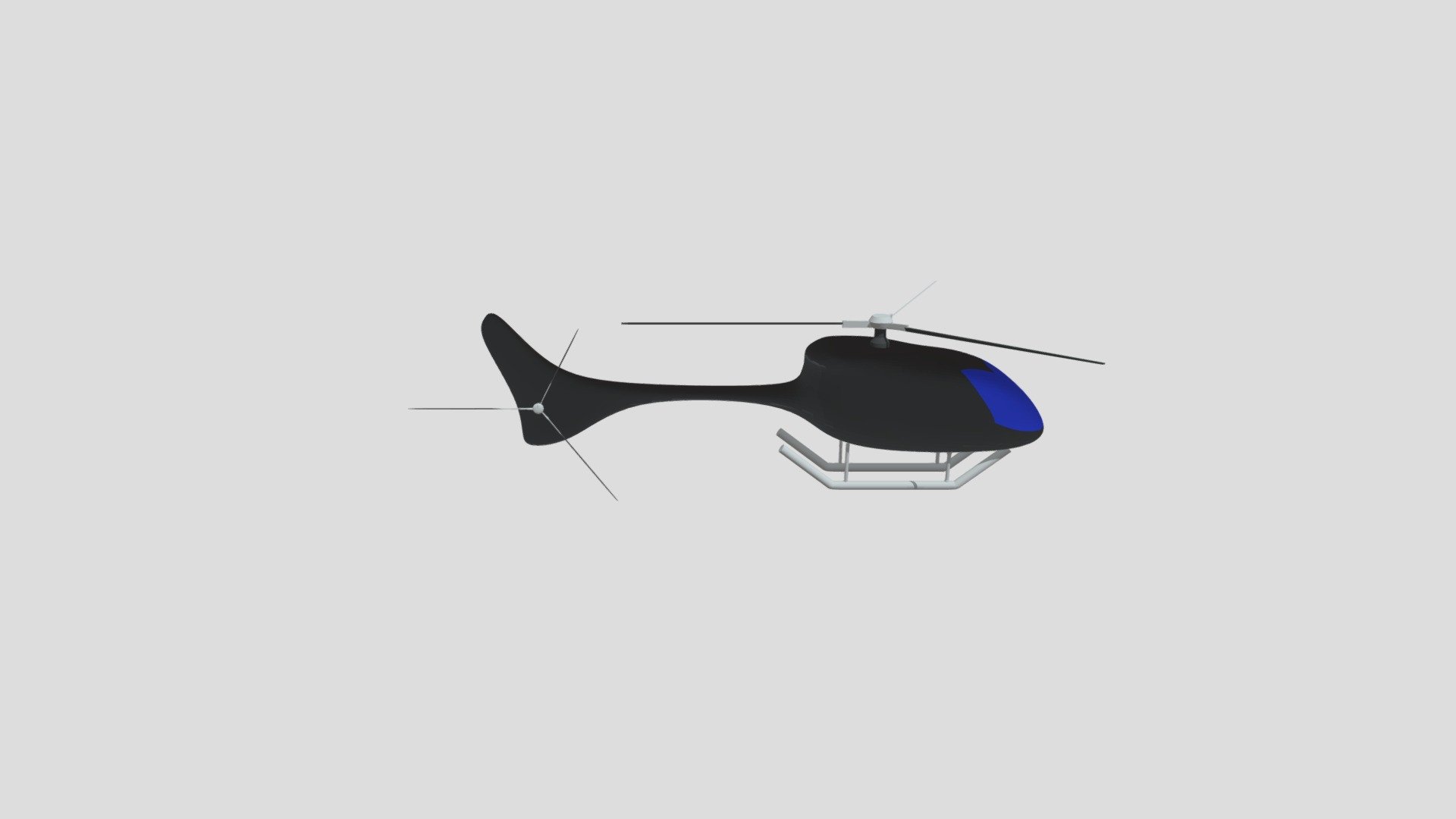Helicopter Lowpolly