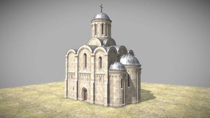 St. Cyril's Church In Halych, 12th-13th с. 3D Model