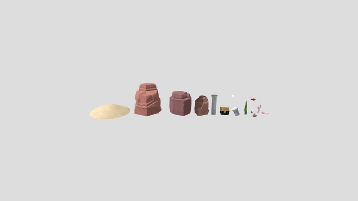 Asset Linup for 3D Exam 3D Model