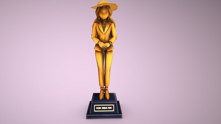 Super Mario Odyssey - Pauline Statue 3D Model