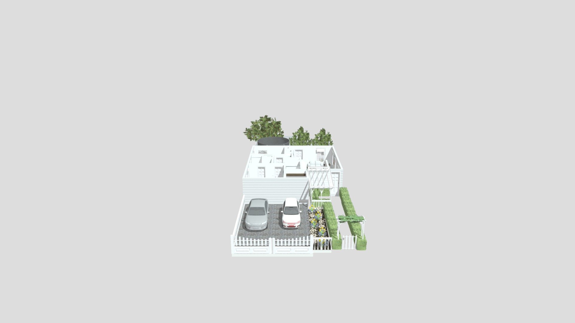 Small house — Sketchfab embed 3D viewer