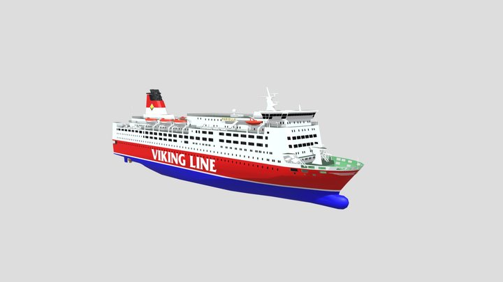 Viking Line M/S Mariella (1985) (1995) 3D Model