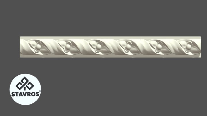 Stavros Polyurethane Carved Linear Mouldings