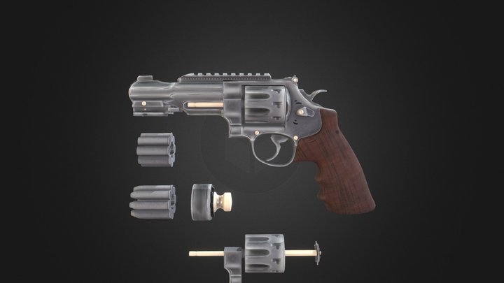 R8 Revolver | Play Time 3D Model
