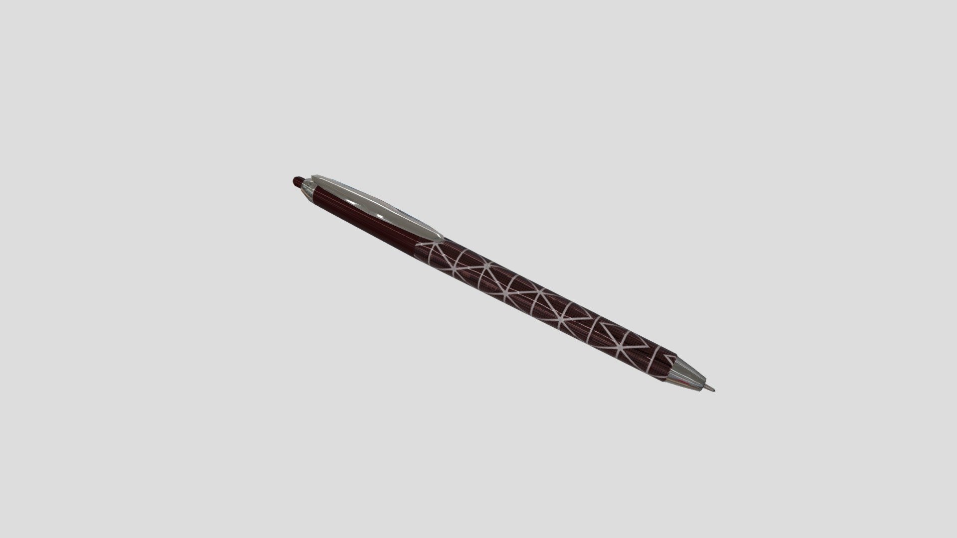 Pen - Ballpoint, Burgandy