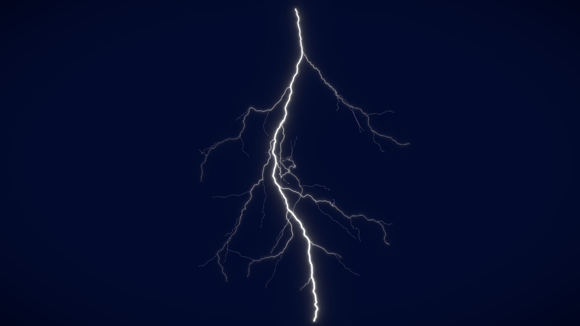 Realistic Cloud to Ground Lightning CG-08 - Buy Royalty Free 3D model ...