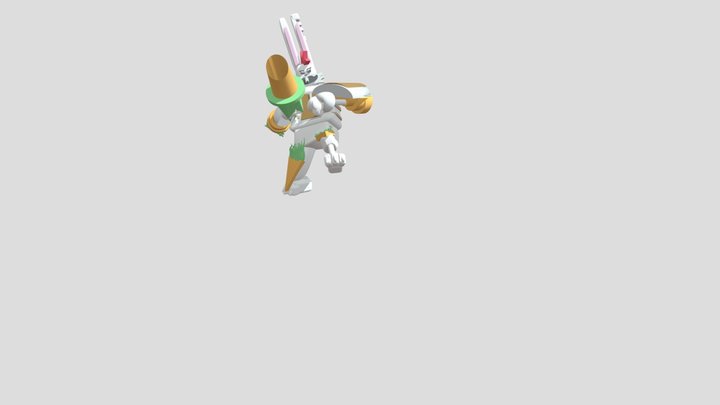 Big Bunny Fight 3D Model