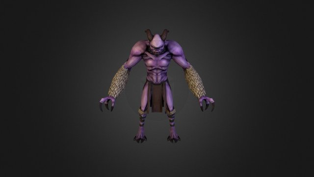 GW2 Giant - Fan Model 3D Model