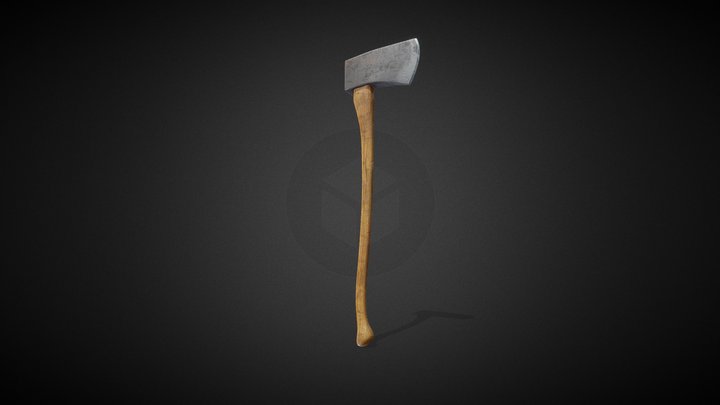 Classic flat head axe 3D Model