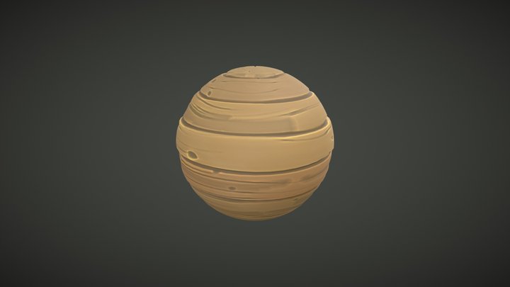 Wood Material 3D Model