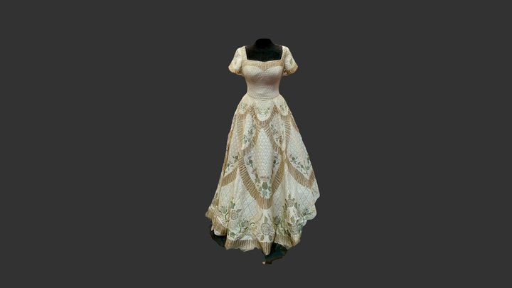 Crown Dress 3D Model