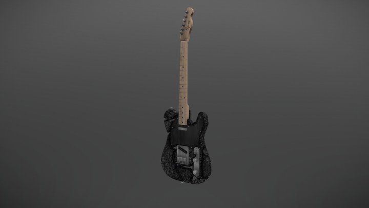 Remake Fender Squier TELE 3D Model