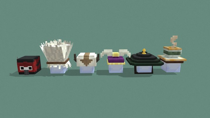 [OLD] Last Airbender - Hats 3D Model