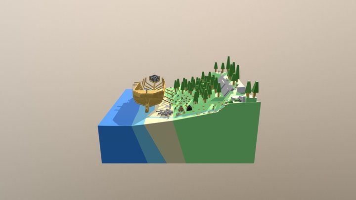 Pirate Shipyard 3D Model