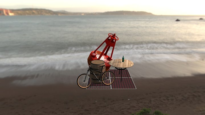 DAE 5 Finished props - By the ocean 3D Model