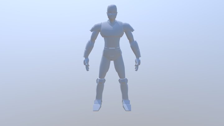 Yoroiden Samurai Troopers Base Armor 3D Model