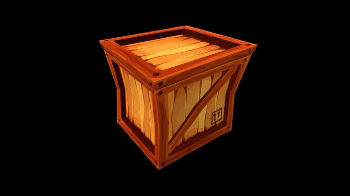 Box - Fortnite style 3D Model