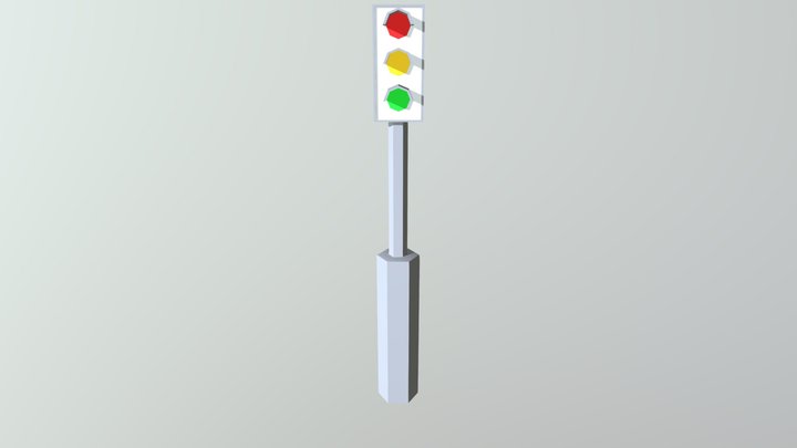 Traffic Light 3D Model