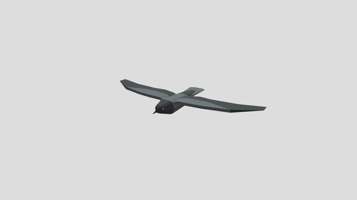 Low Poly Pigeon 3D Model