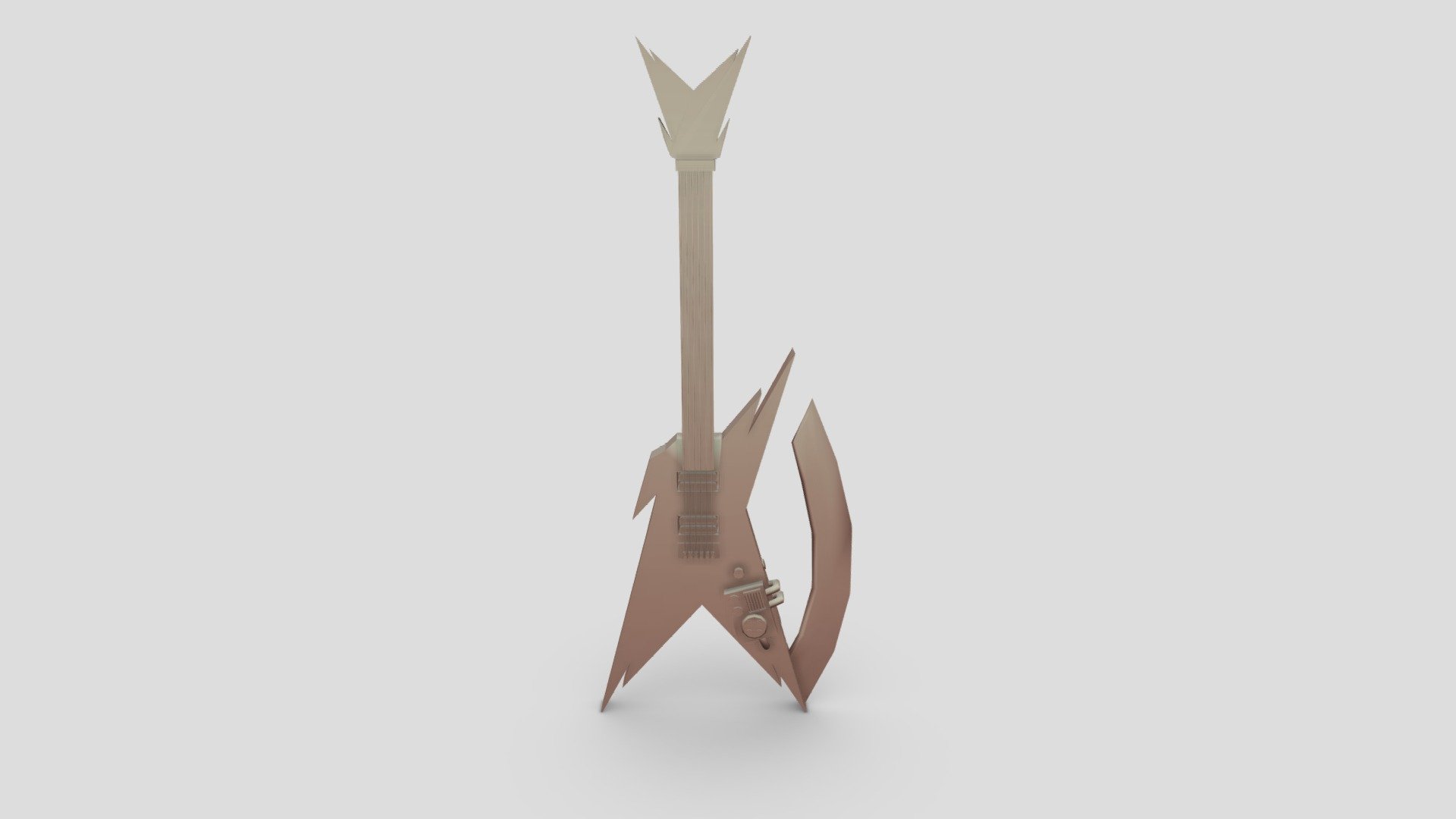 Guitar Axe 3D model by s4204884 [79de588] Sketchfab