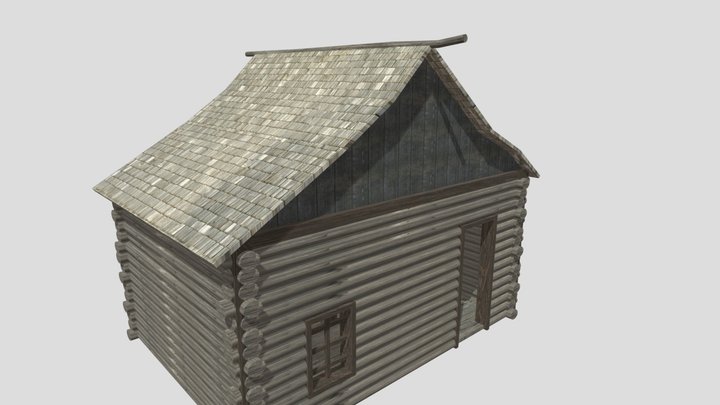 log cabin 2 3D Model