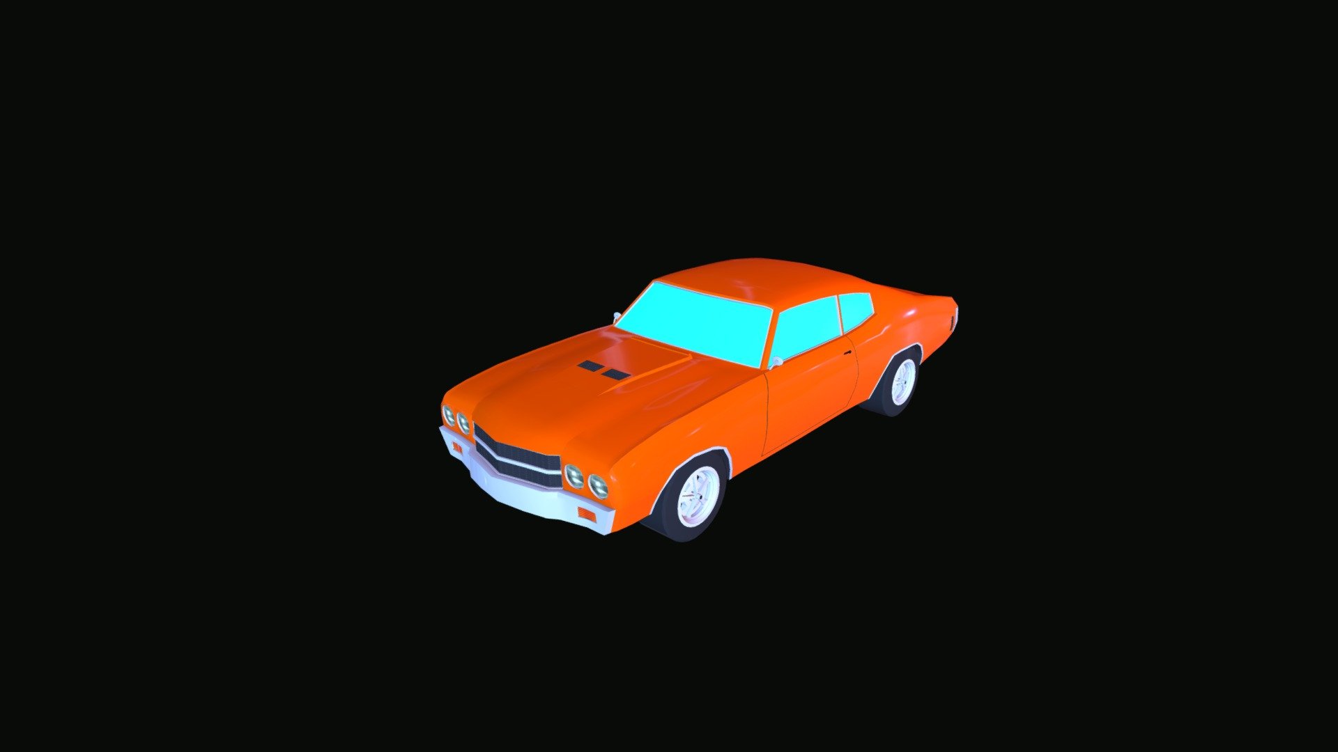 Simple Muscle Car - Download Free 3D model by SamiArt3D ...