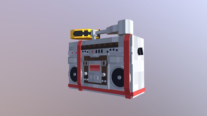 BoomBox 3D Model