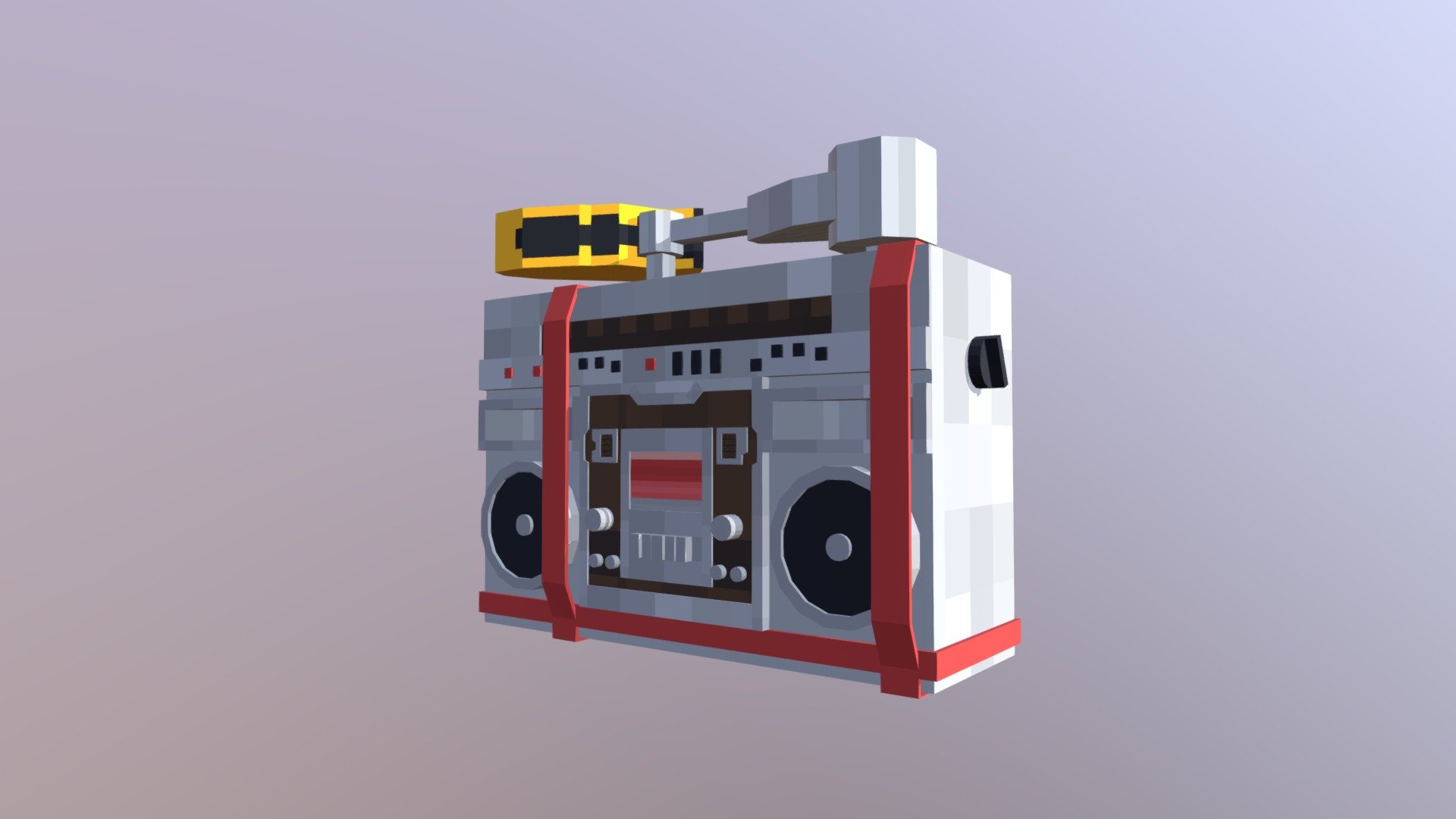 BoomBox 3D model by Valvac [79e12ff] Sketchfab