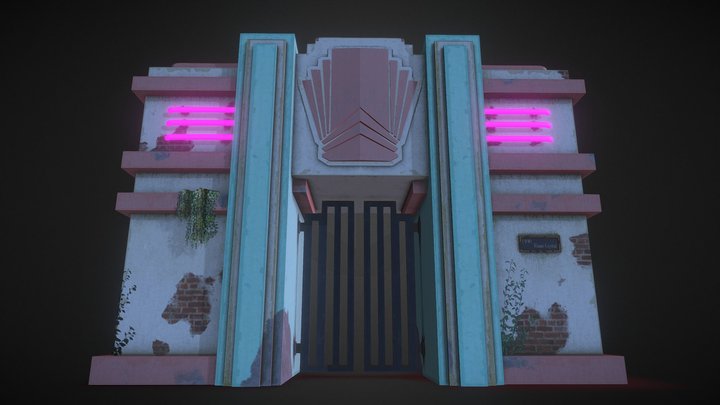 City gate 3D Model