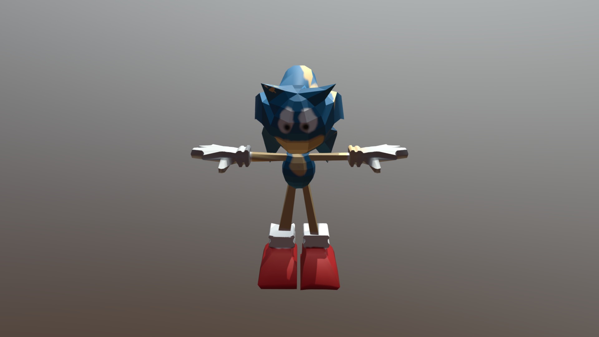 Grimy Sonic - 3D model by Yoozei [79e2009] - Sketchfab