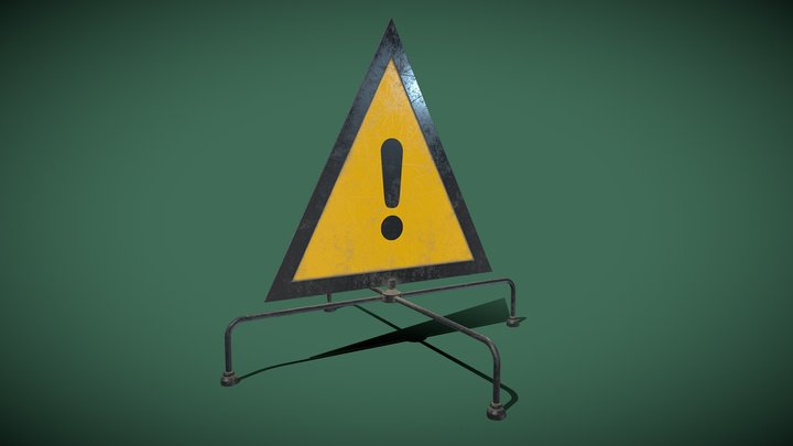 Caution_Sign_7_MB – Modelo 3D gratuito STL