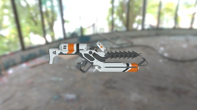 District 9 Arc Gun 3D Model