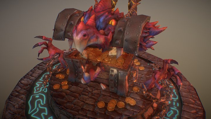 Treasure chest 3D Model