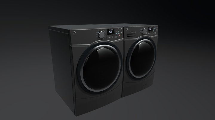 Washer Dryer SBS 3D Model